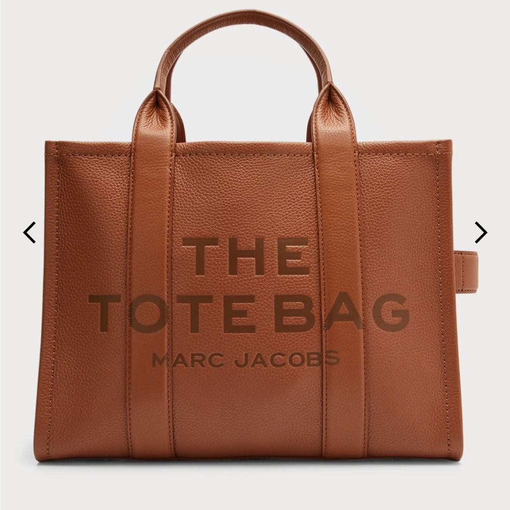 Marc Jacobs Women's The Small Leather Tote Bag Brown